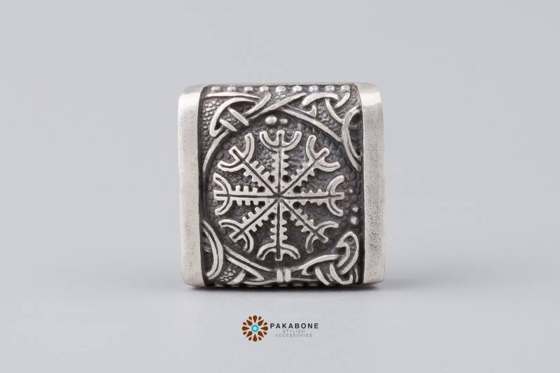 Viking Charme Helm Der Ehrfurcht Mammen-stil-Wikinger-Schmuck - Erstellen Sie Sich Eine Einzigartige Armband Asgard 001-390 von PAKABONE