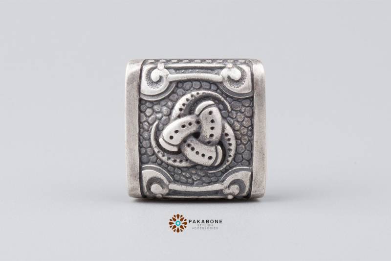 Viking Charme Odin Horn Mammen Stil Wikinger Schmuck - Erstellen Sie Sich Eine Einzigartige Armband Asgard 001-467 von PAKABONE