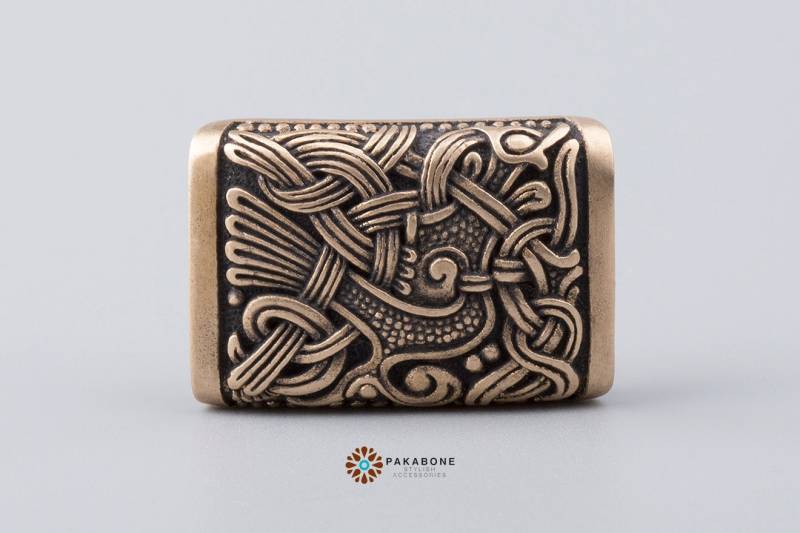 Wikinger Anhänger Gullinkambi Mammen-stil Wikingerschmuck - Erstellen Sie Sich Eine Einzigartige Viking Armband Asgard 001-366 von PAKABONE