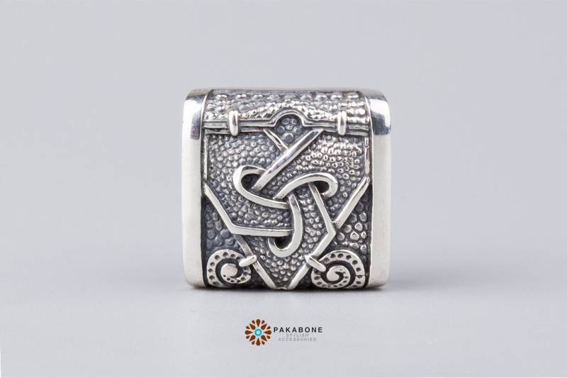 Wikinger Anhänger Triquetra Mammen Sterlingsilber 001-407 von PAKABONE