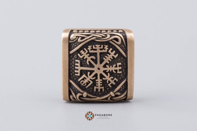 Wikinger Anhänger Vegvisir Mammen Stil Schmuck - Mach Dir Einen Einzigartigen Armreif Asgard 001-371 von PAKABONE