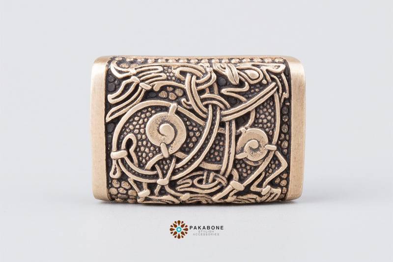 Wikinger Armreif Großes Tier Mammen Stil Schmuck - Kreieren Sie Selbst Einen Einzigartigen Asgard 001-420 von PAKABONE