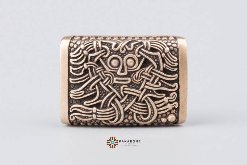 Wikinger Charm Menschen Maske Mammen Stil Schmuck - Kreieren Sie Selbst Ein Einzigartiges Armband Asgard 001-418 von PAKABONE