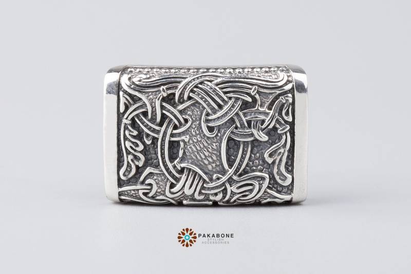 Wikinger Sterling Silber Anhänger Yggdrasil Mammen Stil Schmuck - Mach Dir Einen Einzigartigen Armreif Asgard 001-403 von PAKABONE