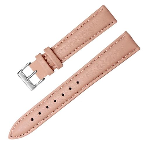 Leder Uhrengurt 12-22mm Ersatzwachenbänder, Pink 1, 20mm von PAKMEZ