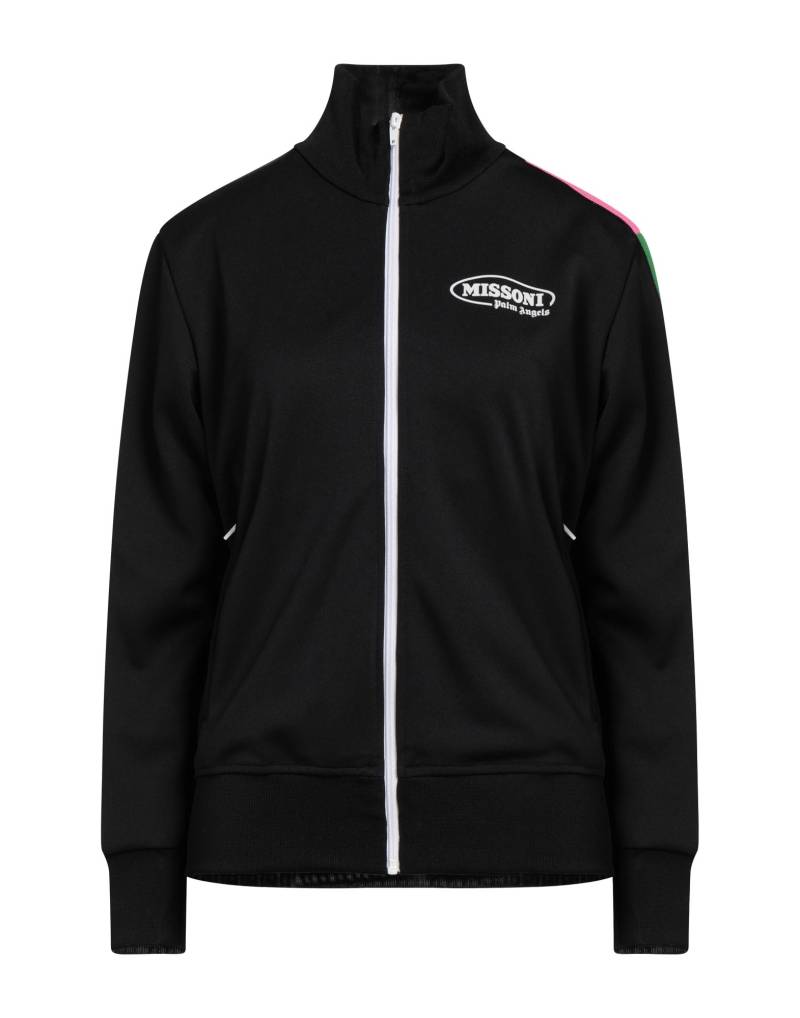 PALM ANGELS x MISSONI Sweatshirt Herren Schwarz von PALM ANGELS x MISSONI