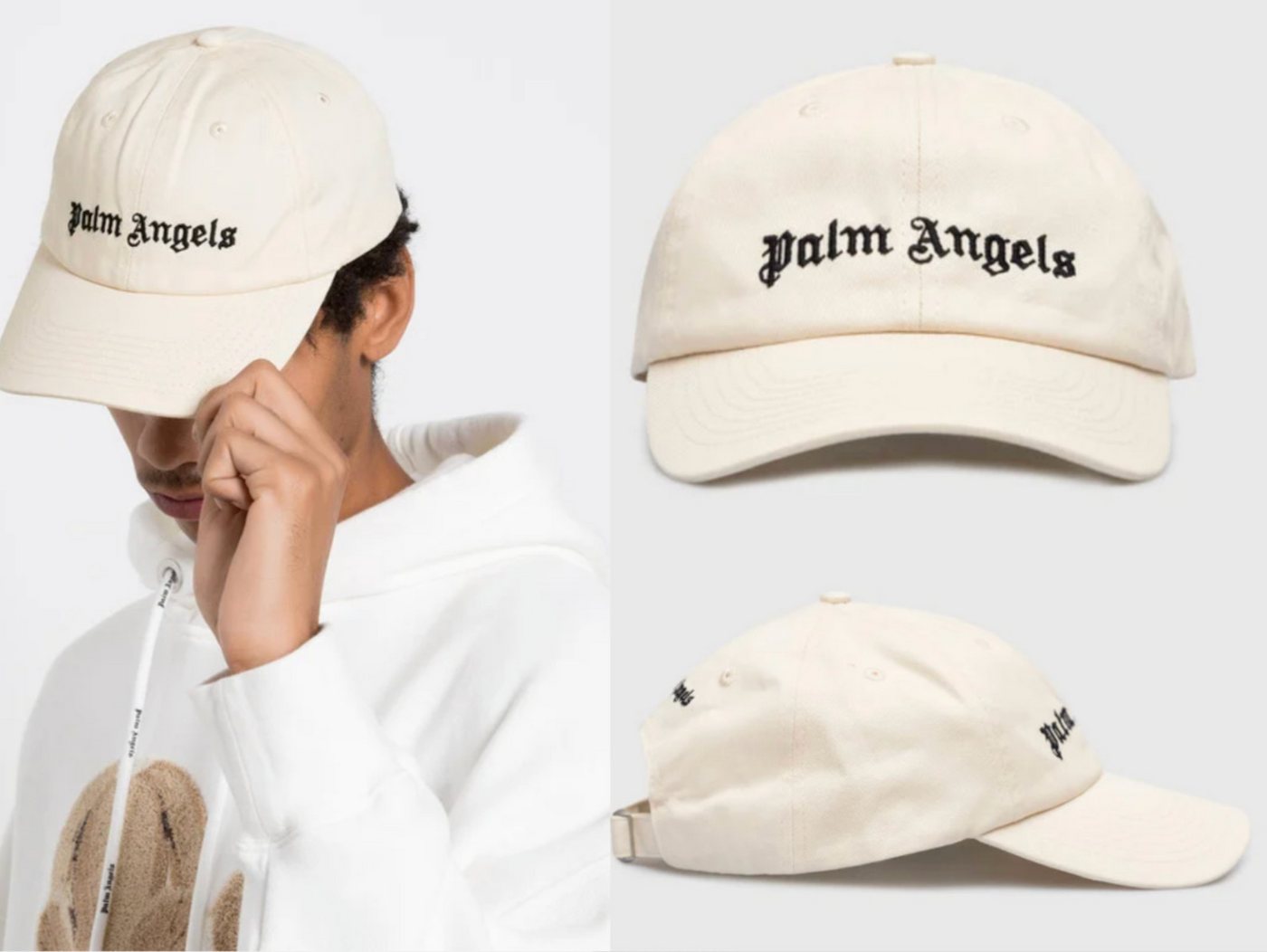 PALM ANGELS Baseball Cap PALM ANGELS Baseballcap Baseball Kappe Trucker Hat Hut Cap Hat New von PALM ANGELS