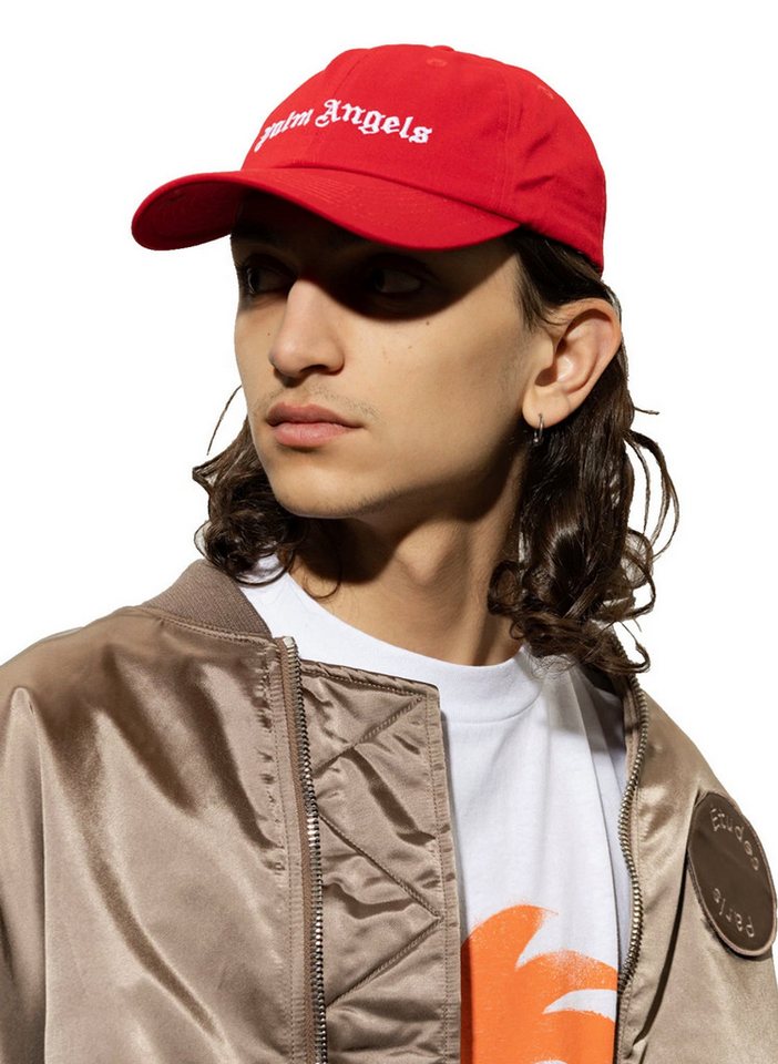 PALM ANGELS Baseball Cap Unisex Logo Retro Baseballcap Kappe Verstellbarer Riemen hinten für individuellen Sitz von PALM ANGELS
