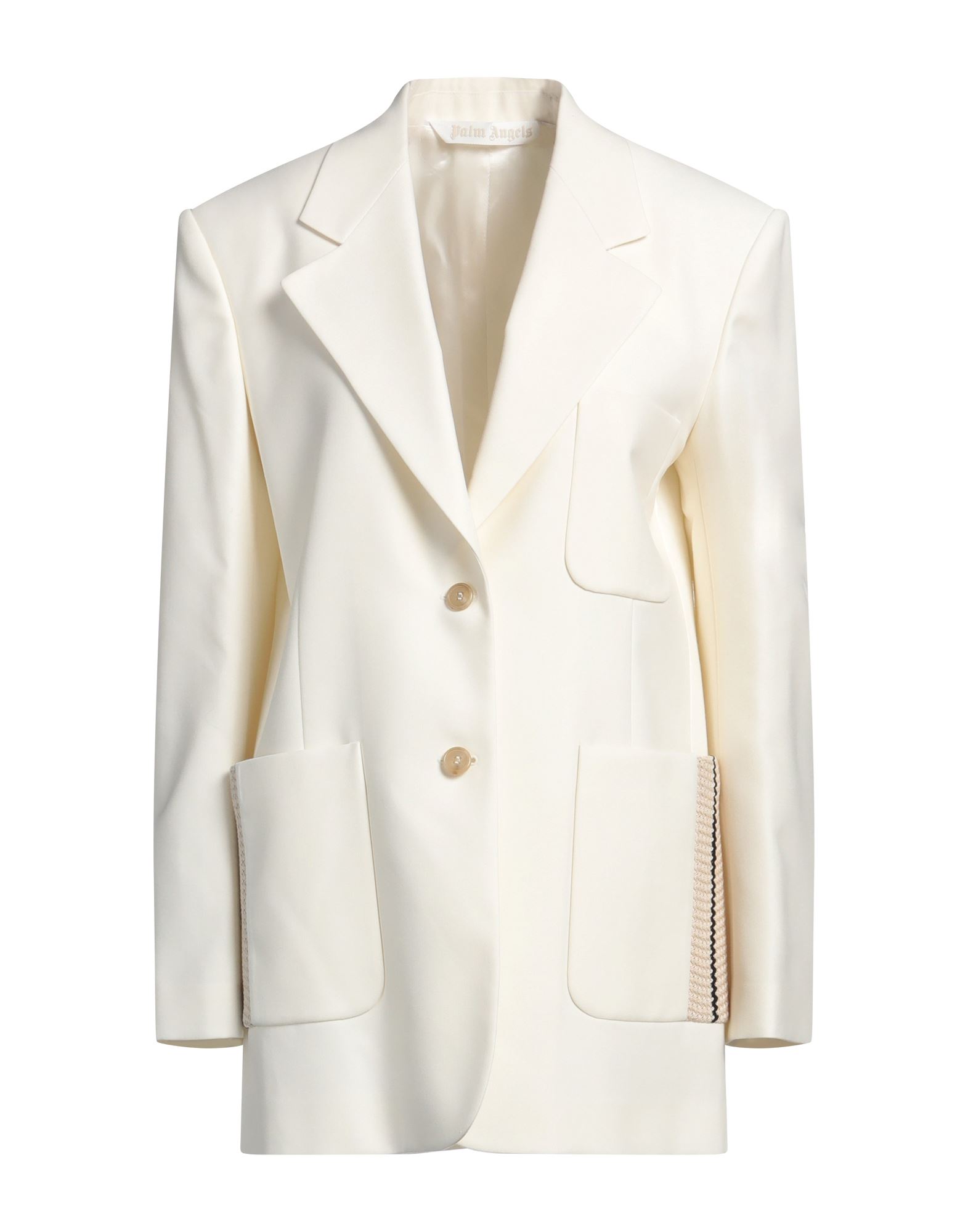 PALM ANGELS Blazer Damen Elfenbein PALM ANGELS Blazer Damen Elfenbein von PALM ANGELS