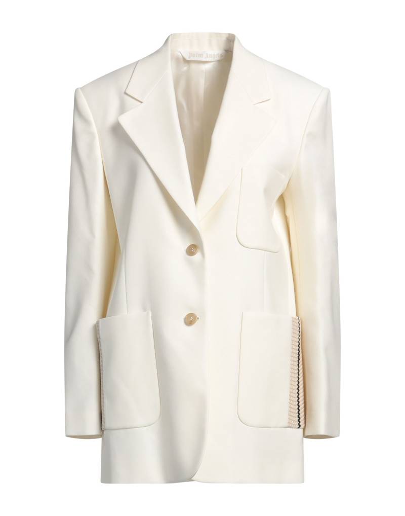 PALM ANGELS Blazer Damen Elfenbein von PALM ANGELS