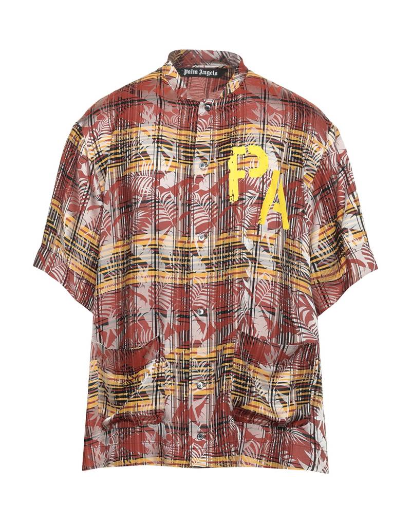 PALM ANGELS Hemd Herren Braun von PALM ANGELS