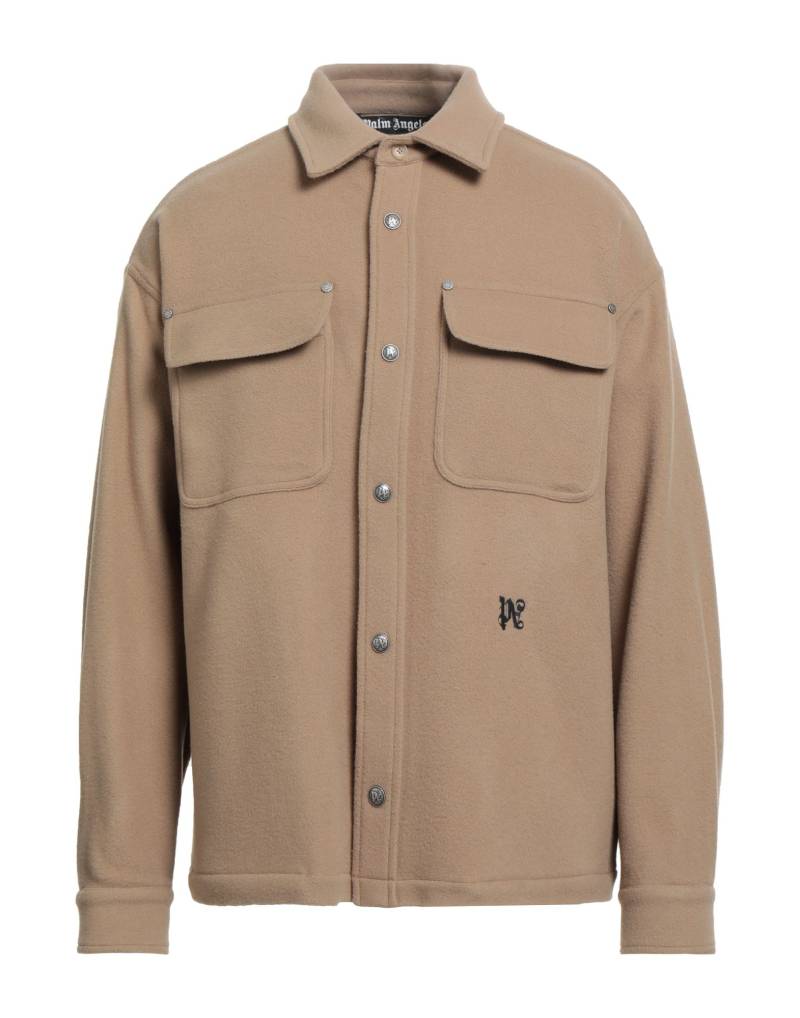 PALM ANGELS Hemd Herren Sand von PALM ANGELS