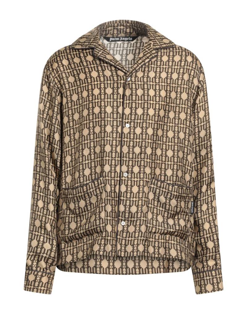 PALM ANGELS Hemd Herren Sand von PALM ANGELS