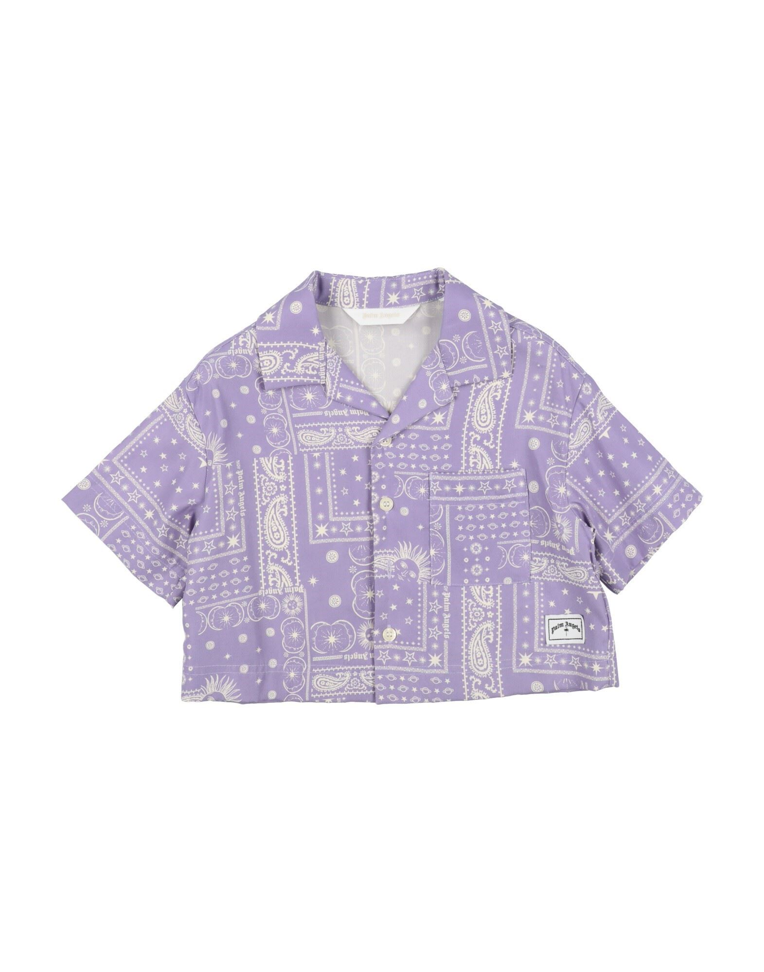 PALM ANGELS Hemd Kinder Lila von PALM ANGELS
