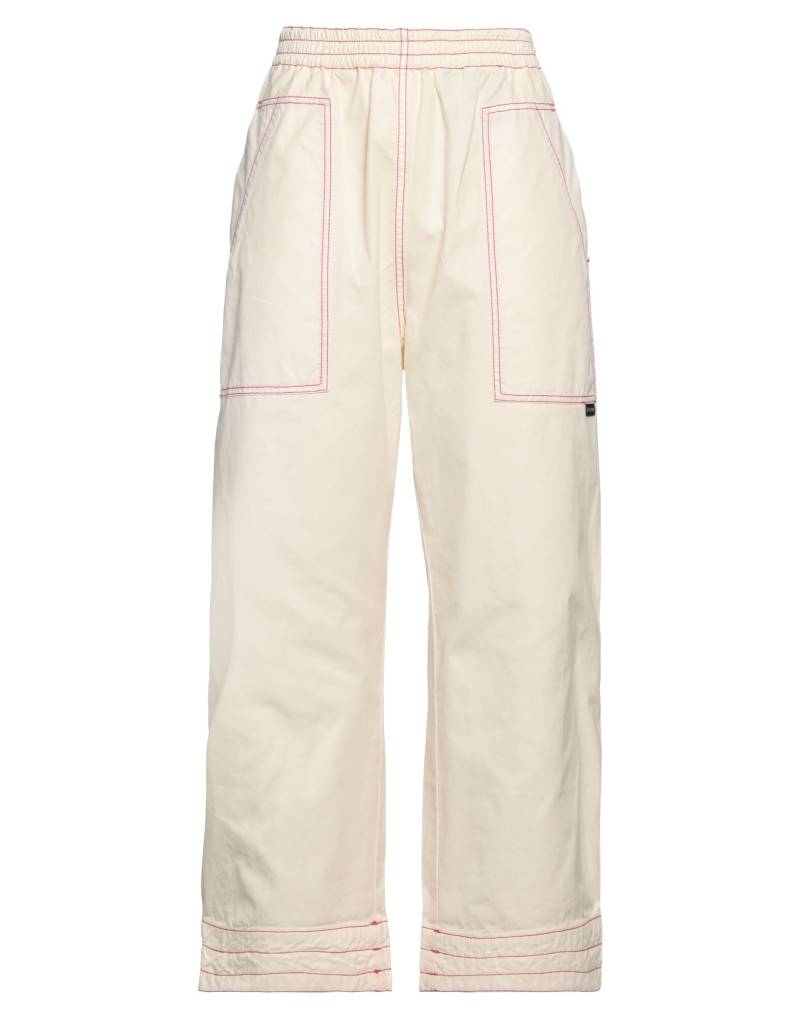 PALM ANGELS Hose Damen Cremeweiß PALM ANGELS Hose Damen Cremeweiß von PALM ANGELS