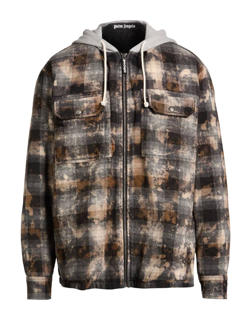 PALM ANGELS Jacke & Anorak Herren Khaki von PALM ANGELS