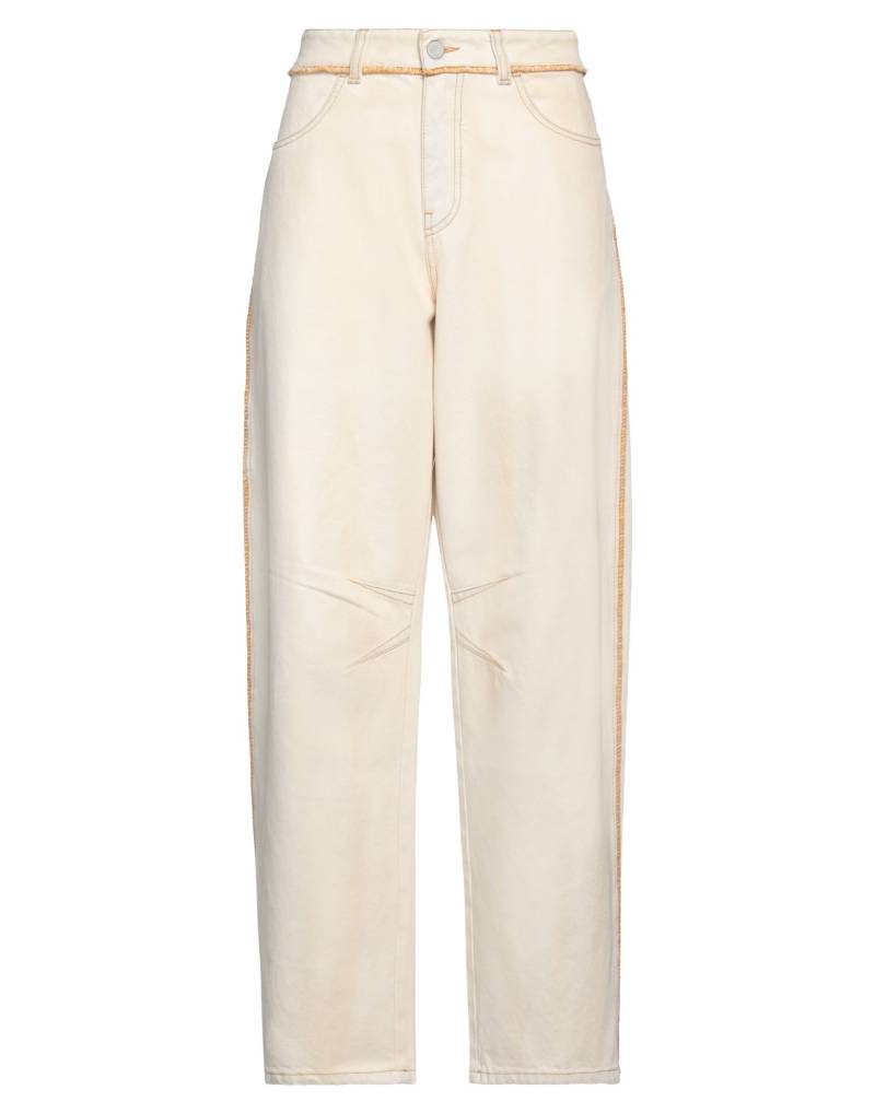 PALM ANGELS Jeanshose Damen Cremeweiß von PALM ANGELS