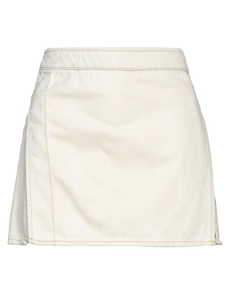 PALM ANGELS Jeansrock Damen Pastellgelb von PALM ANGELS