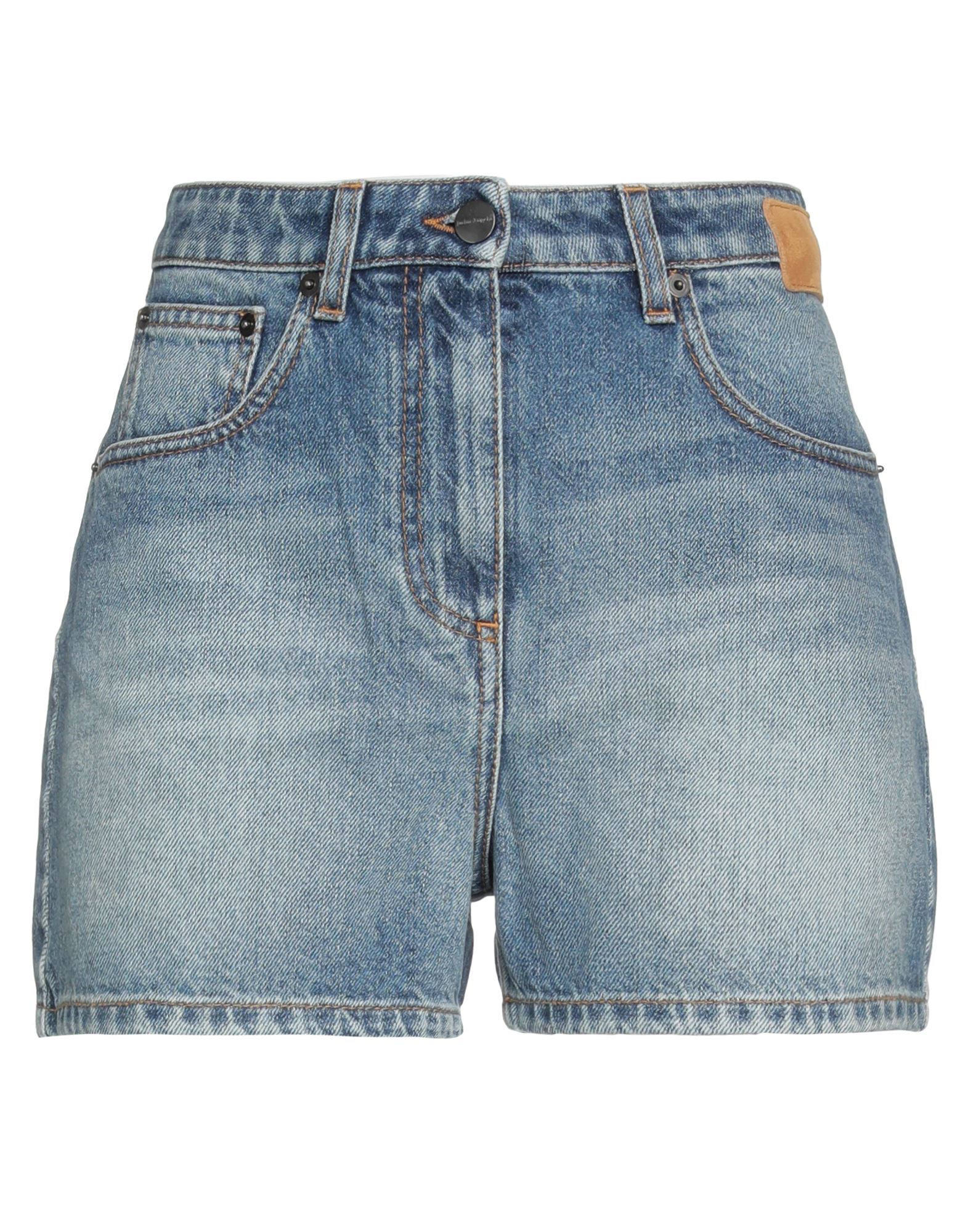 PALM ANGELS Jeansshorts Damen Blau von PALM ANGELS