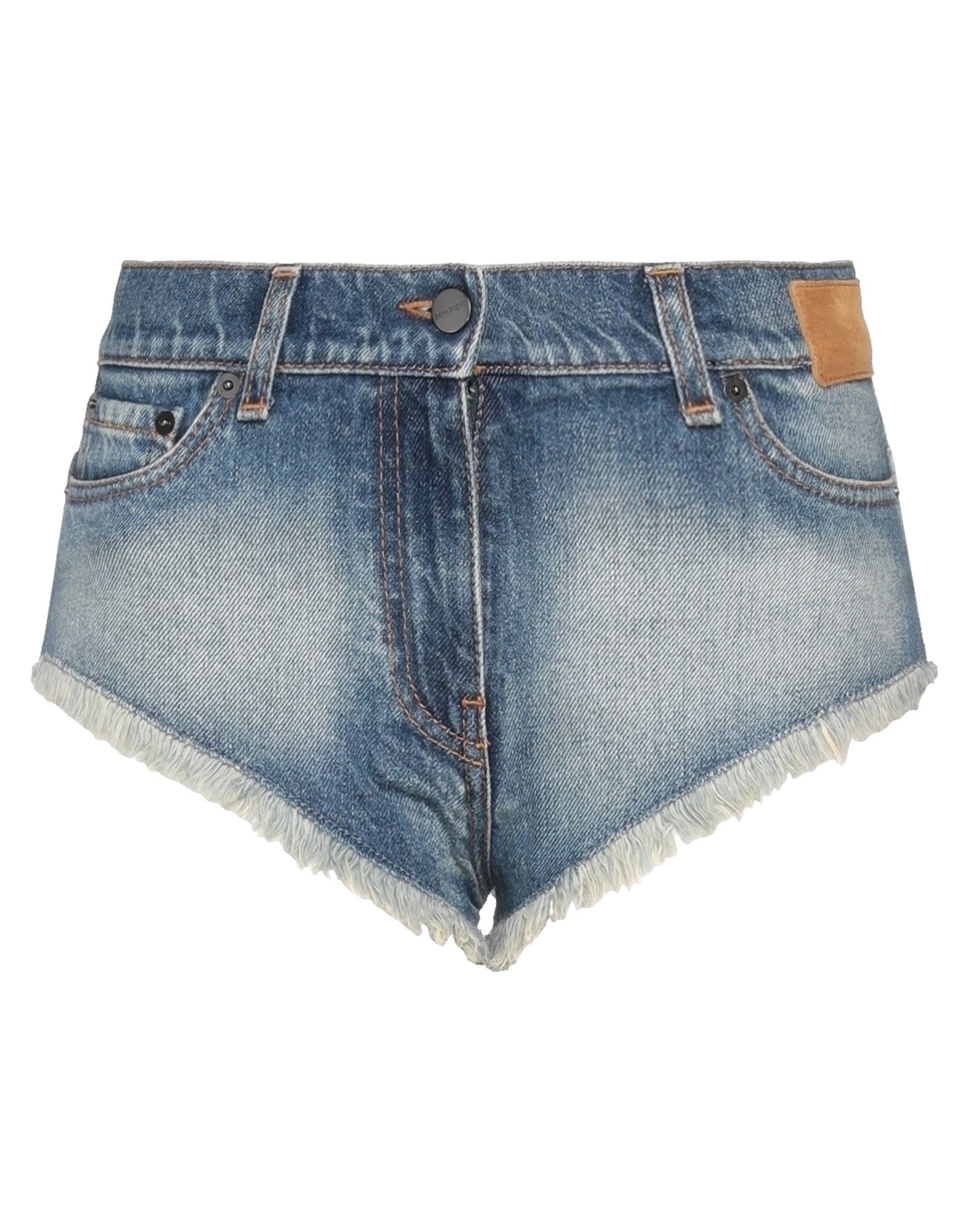 PALM ANGELS Jeansshorts Damen Blau von PALM ANGELS