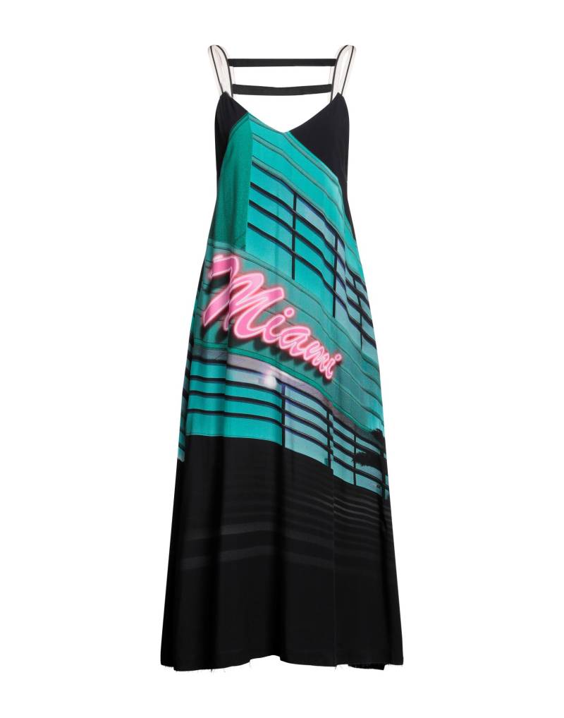 PALM ANGELS Midi-kleid Damen Schwarz von PALM ANGELS