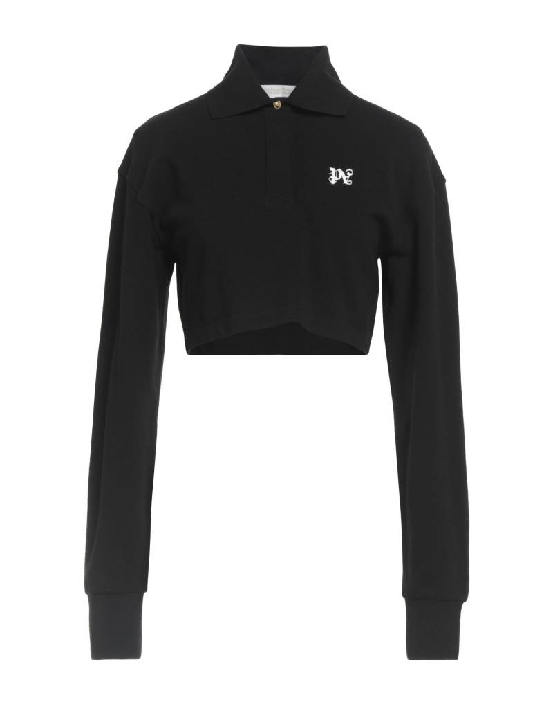 PALM ANGELS Poloshirt Damen Schwarz von PALM ANGELS