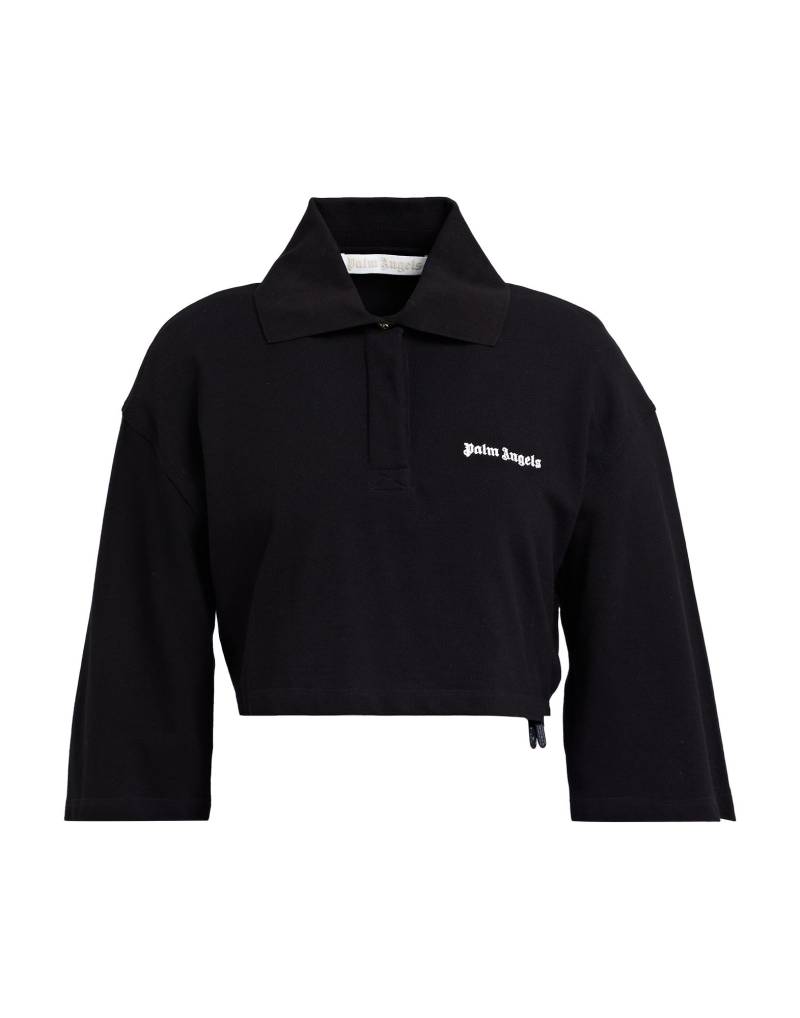PALM ANGELS Poloshirt Damen Schwarz von PALM ANGELS