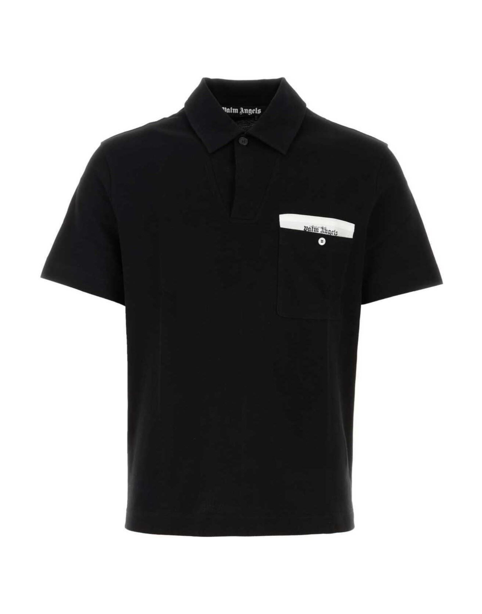 PALM ANGELS Poloshirt Herren Schwarz von PALM ANGELS