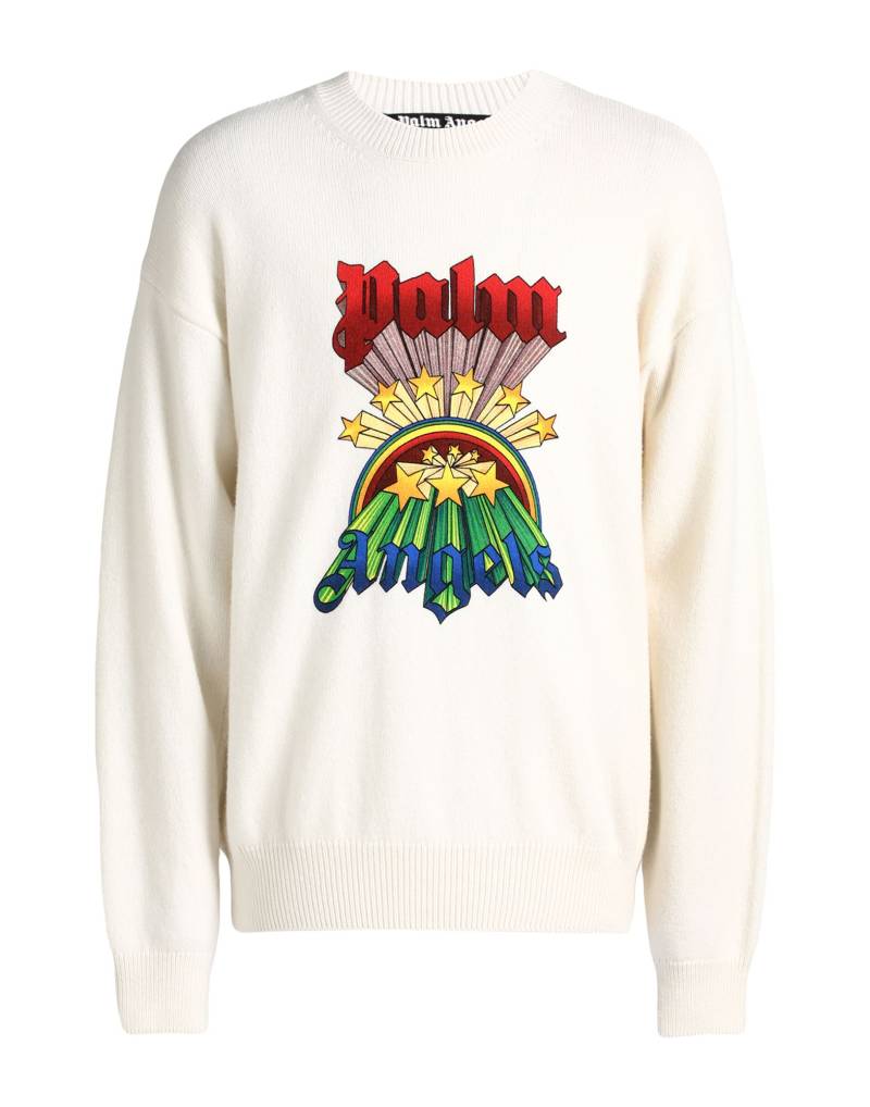 PALM ANGELS Pullover Herren Elfenbein von PALM ANGELS