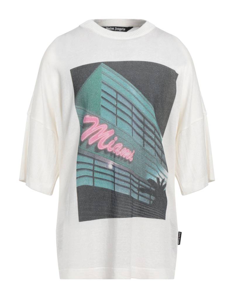 PALM ANGELS Pullover Herren Elfenbein von PALM ANGELS