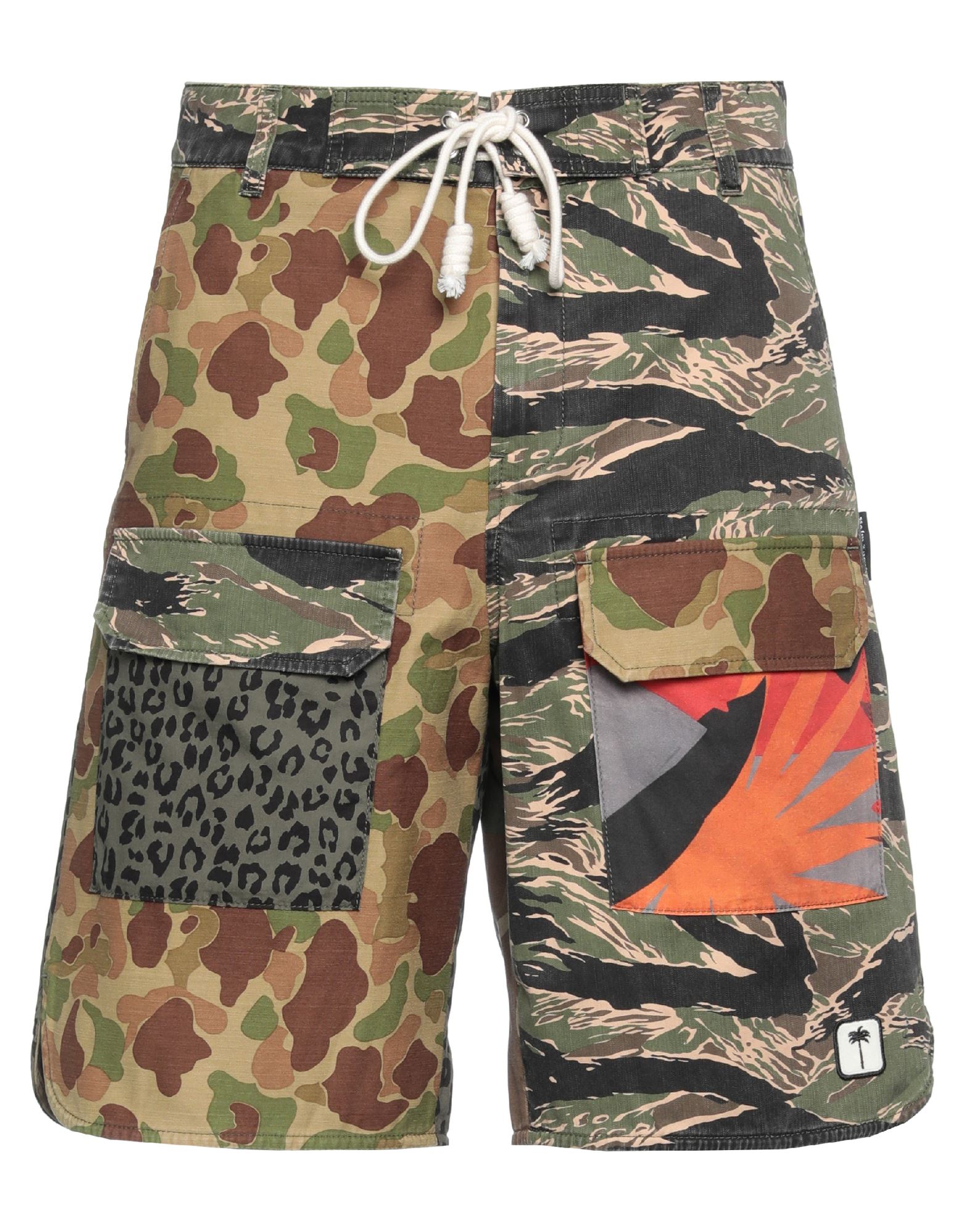 PALM ANGELS Shorts & Bermudashorts Herren Militärgrün von PALM ANGELS