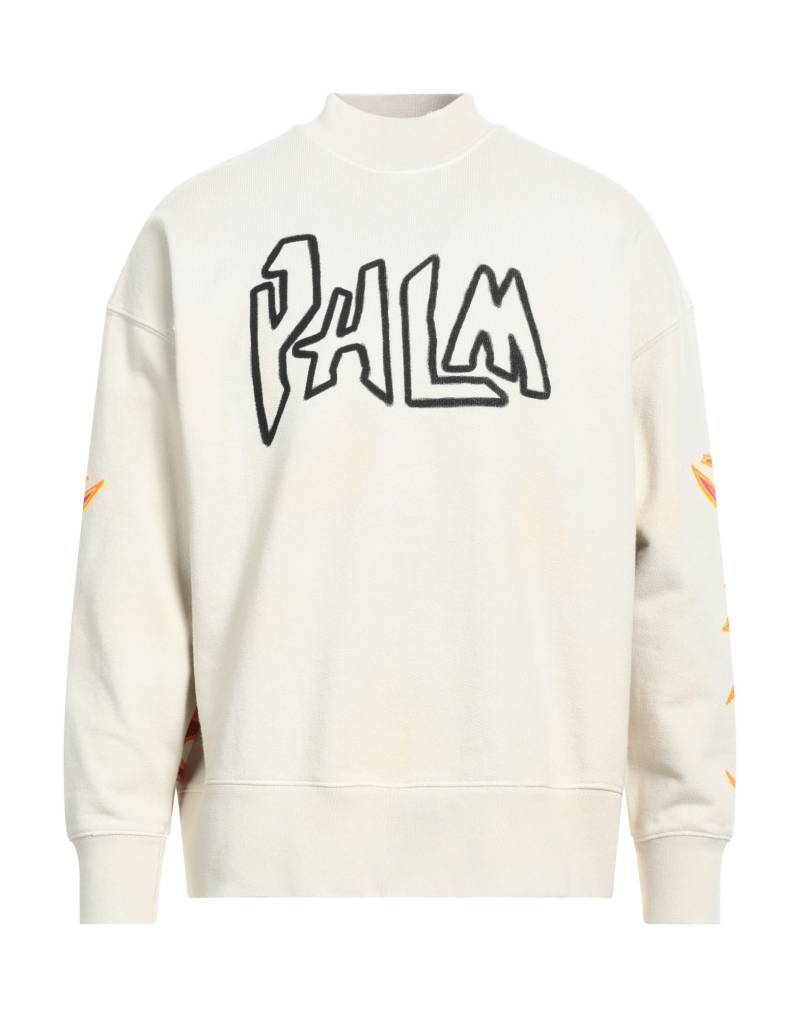PALM ANGELS Sweatshirt Herren Beige von PALM ANGELS