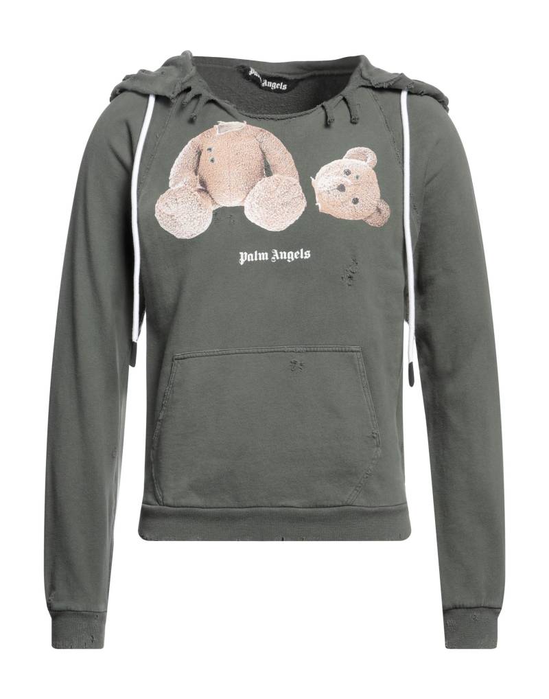 PALM ANGELS Sweatshirt Herren Militärgrün von PALM ANGELS