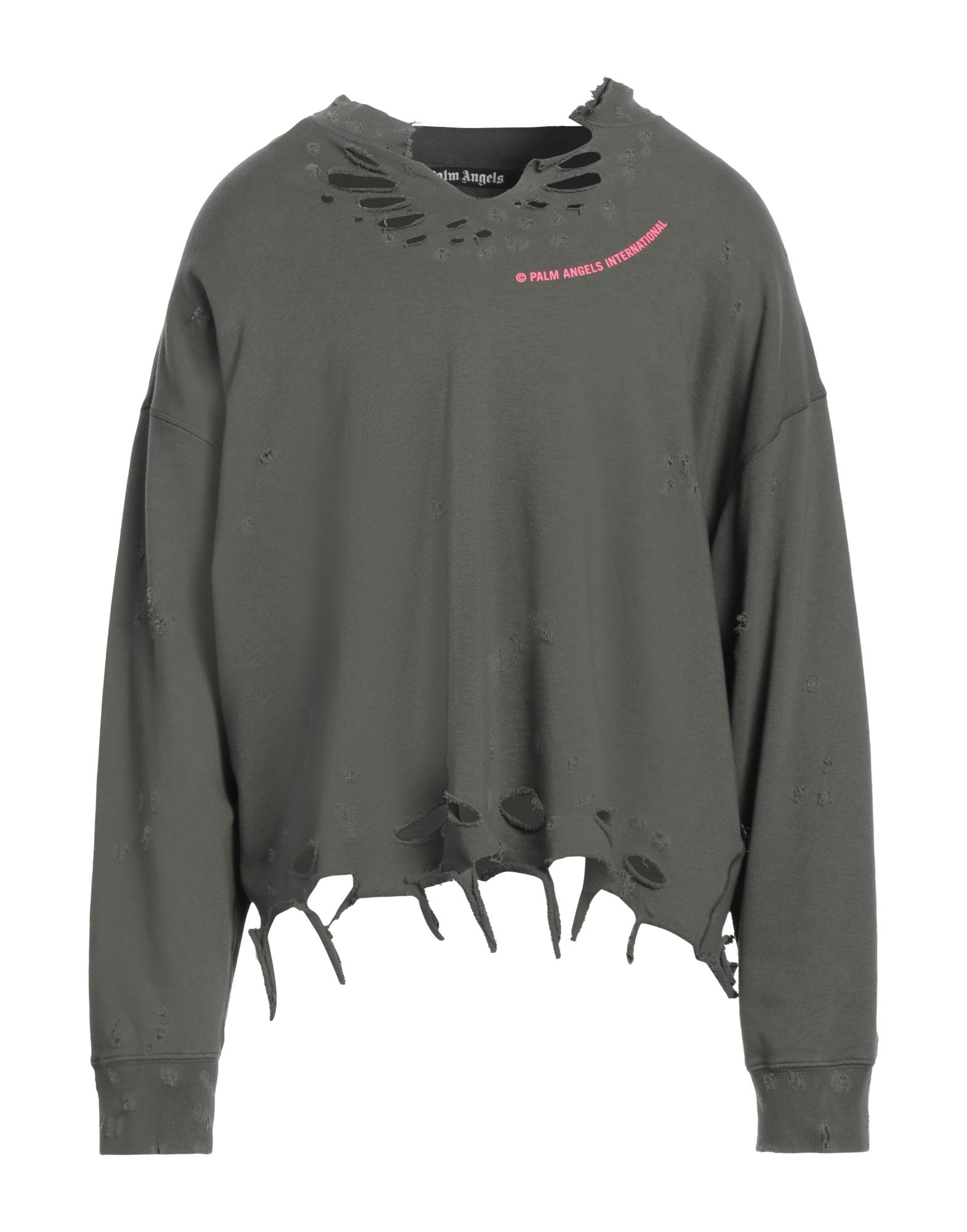 PALM ANGELS Sweatshirt Herren Militärgrün von PALM ANGELS