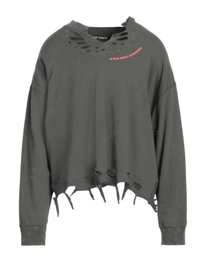 PALM ANGELS Sweatshirt Herren Militärgrün von PALM ANGELS