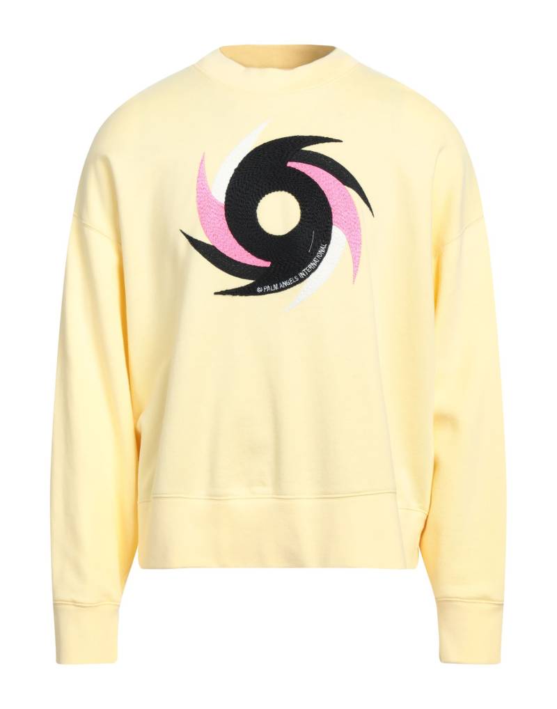 PALM ANGELS Sweatshirt Herren Pastellgelb von PALM ANGELS