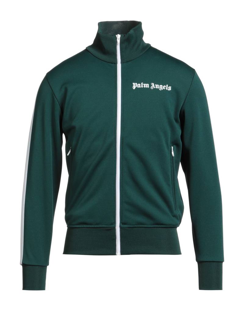 PALM ANGELS Sweatshirt Herren Smaragdgrün von PALM ANGELS