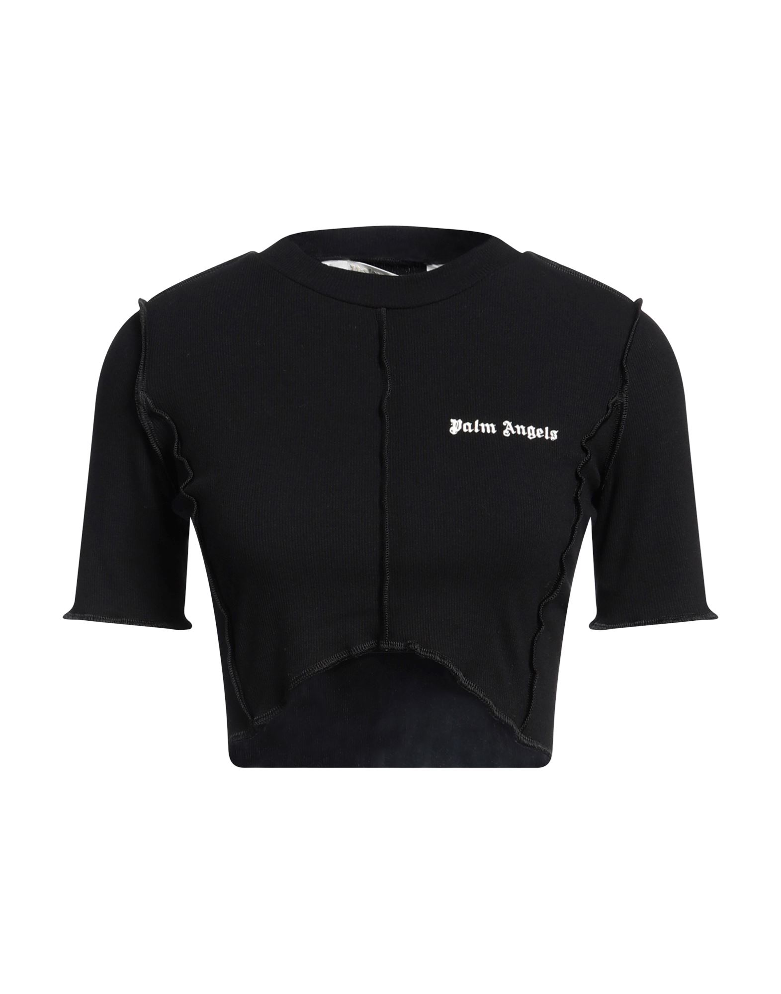 PALM ANGELS T-shirts Damen Schwarz PALM ANGELS T-shirts Damen Schwarz von PALM ANGELS