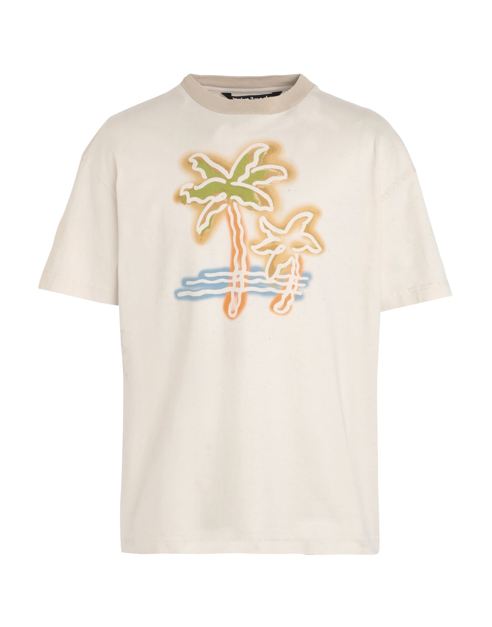 PALM ANGELS T-shirts Herren Beige von PALM ANGELS