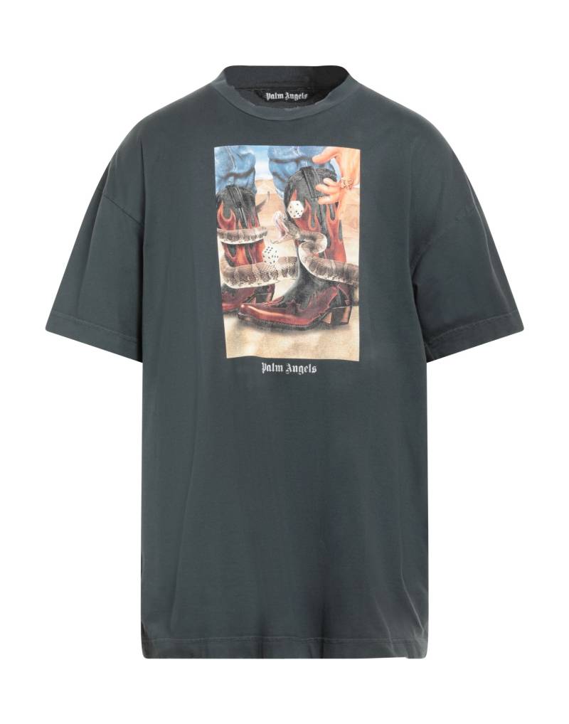 PALM ANGELS T-shirts Herren Blei von PALM ANGELS