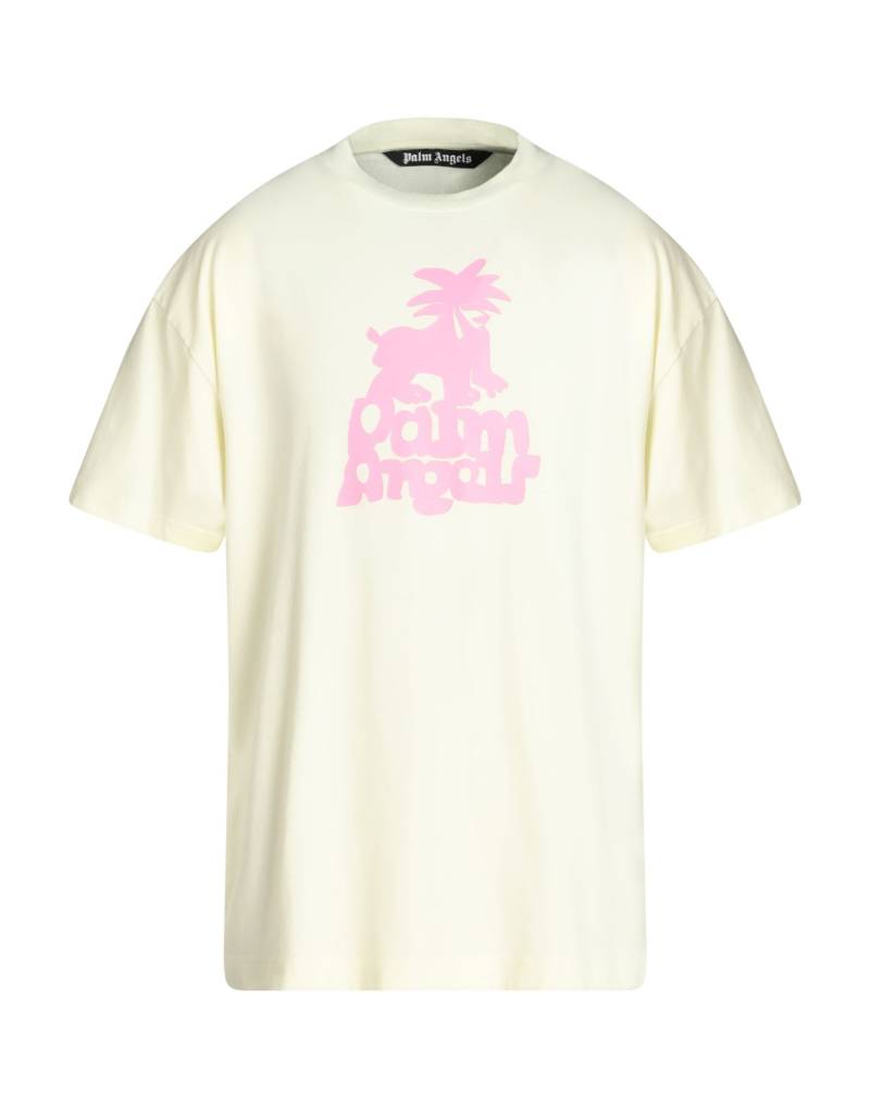 PALM ANGELS T-shirts Herren Pastellgelb von PALM ANGELS