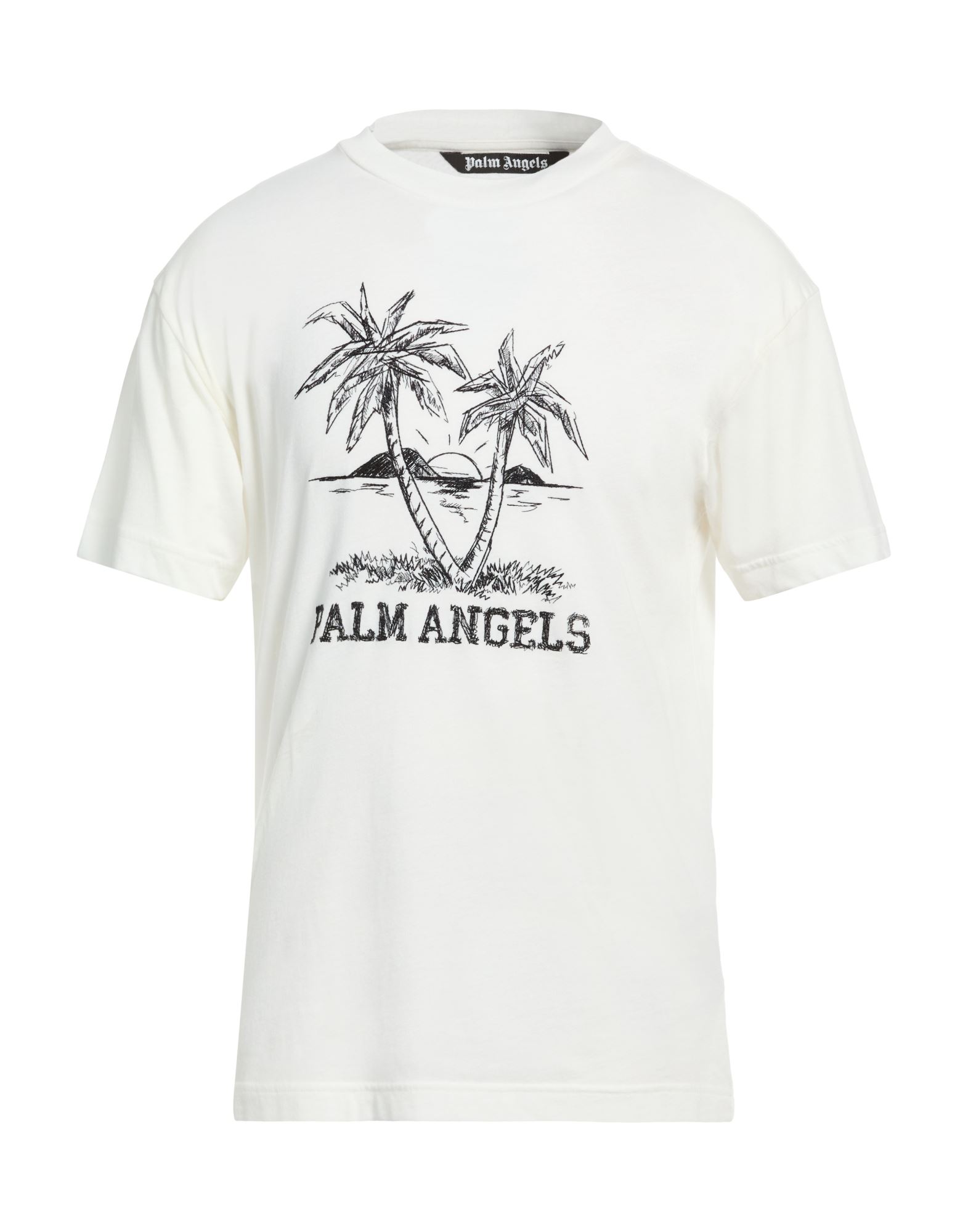 PALM ANGELS T-shirts Herren Weiß von PALM ANGELS