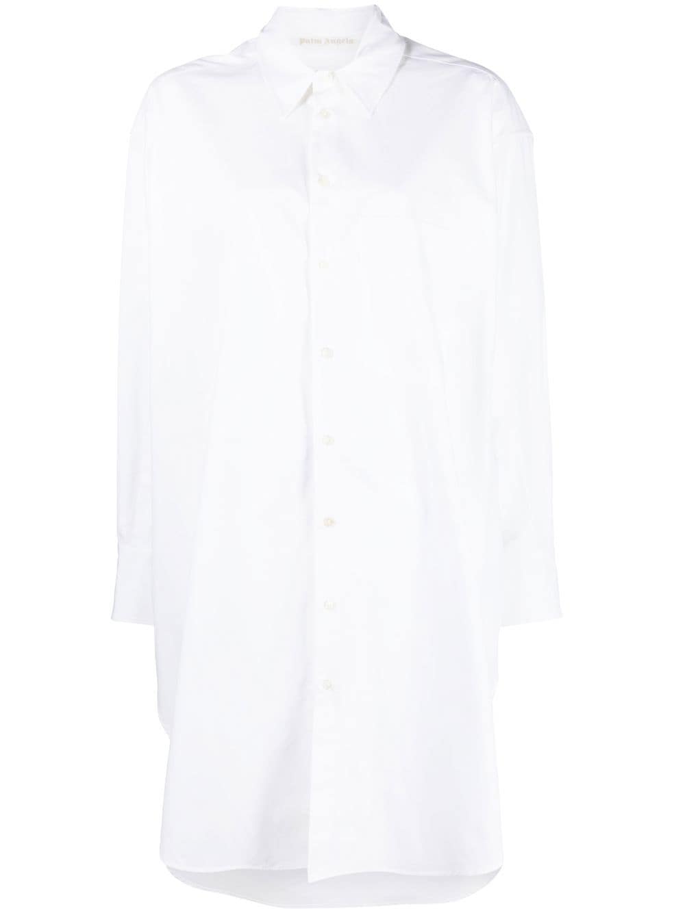 Palm Angels Sweatshirtkleid mit Logo - Weiß von Palm Angels