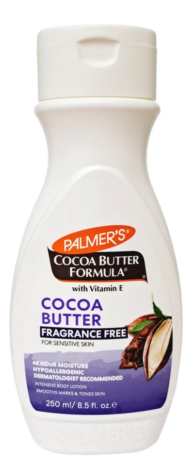 PALMERS Körperlotion Palmers Cocoa Butter FRAGRANCE FREE Body Lotion - Körperlotion 250ml von PALMERS