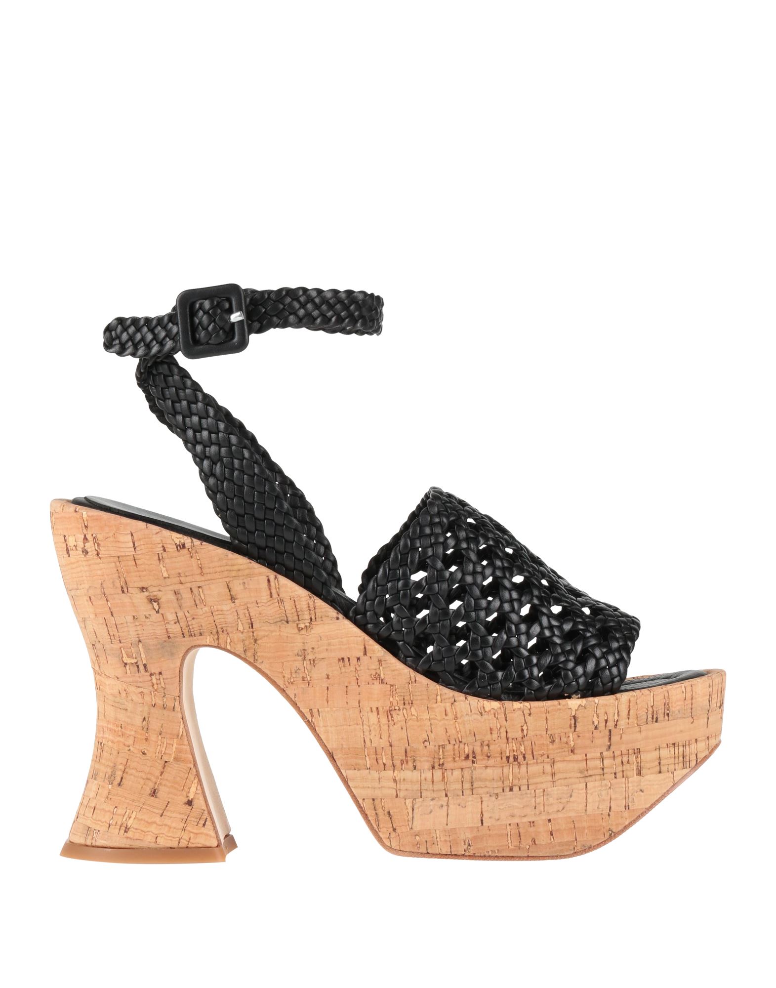 PALOMA BARCELÓ Sandale Damen Schwarz von PALOMA BARCELÓ