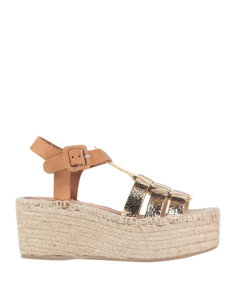 PALOMITAS by PALOMA BARCELÓ Espadrilles Damen Gold von PALOMITAS by PALOMA BARCELÓ
