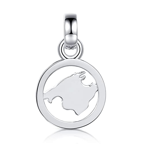 PAM jewels MALLORCA Anhänger mit Insel-Umriss, 925er Silber, rhodiniert, Mallorca Schmuck von PAM jewels