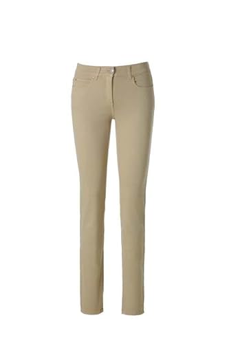 PAMELA Superstretch Hose 5 Pocket Jeans Damen beige (36) von PAMELA