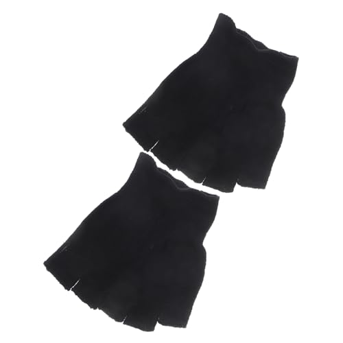 PAMINGONO 1 Paar Gepunktete Fünf-finger-halbsocken-high-heels Mittelfußsocken Fußballen Socken Sandalen Socken Zehenlose Halbsocken Zehensocken Mit Hohen Absätzen 70% Baumwolle Black von PAMINGONO