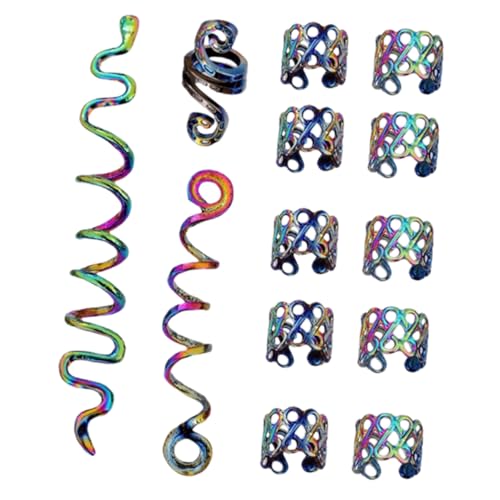 PAMINGONO Modischer Haarschmuck Zum Flechten Von Spiralclips Haarringe Aus Metall für Familie und Freunde Stilvolles Haar-accessoire von PAMINGONO